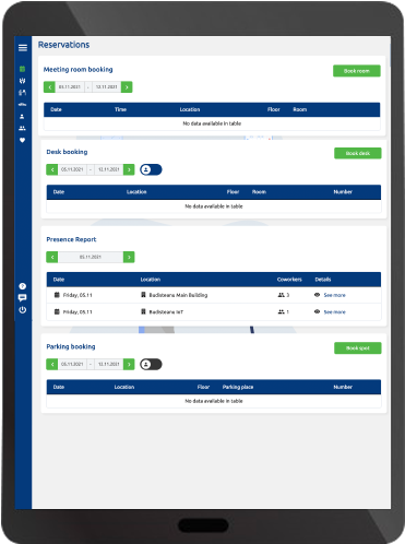roomio parking booking